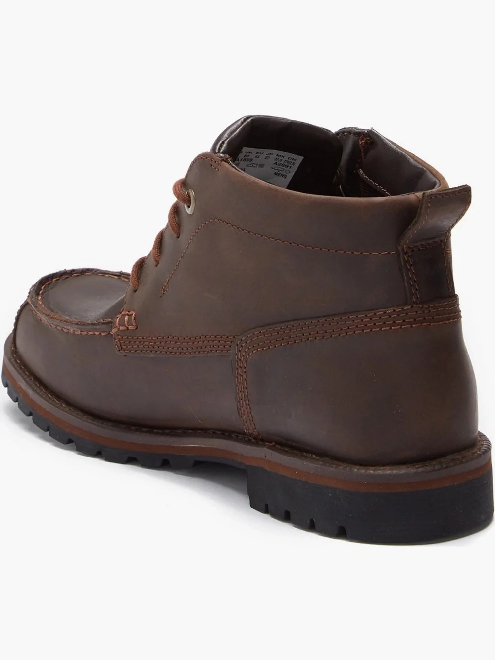 Timberland Grantly Leather Moc Toe Chukka Boot w Ortholite Brown Size 14 NWOT